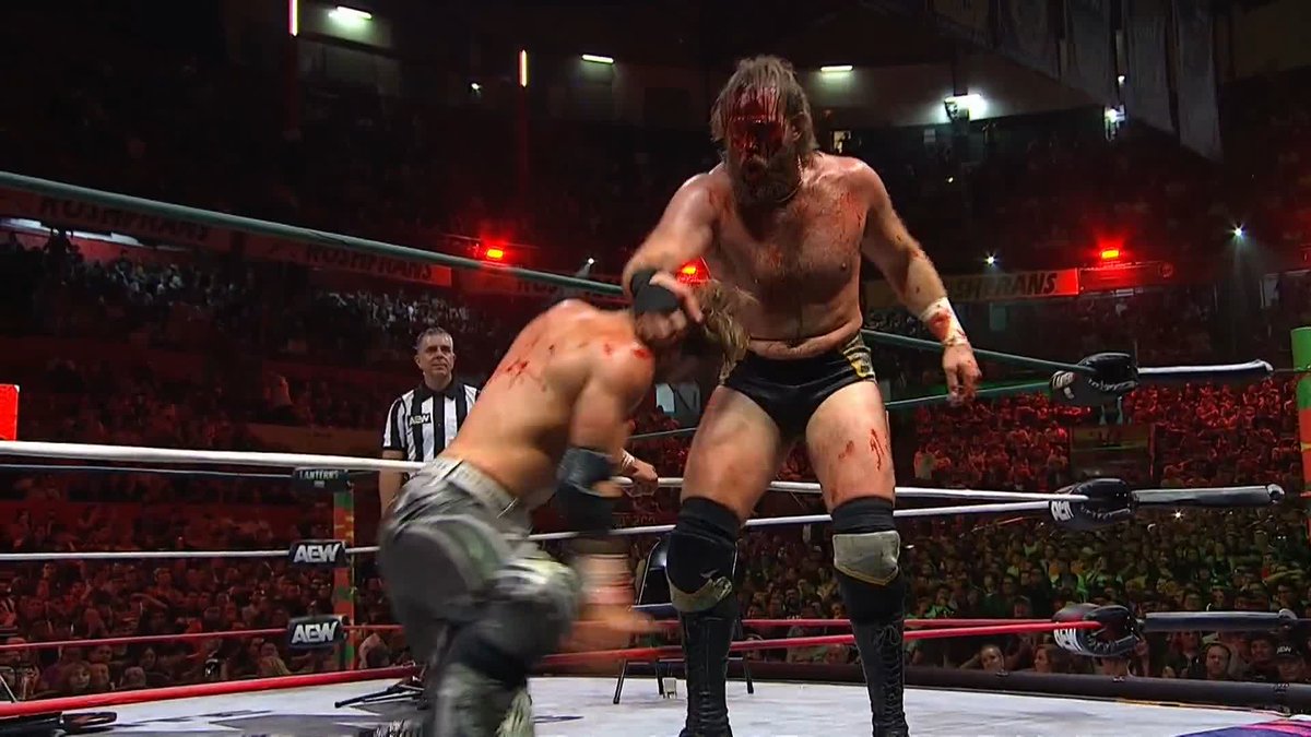 Low blow to an apron piledriver from Will Ospreay • ウィル・オスプレイ! Watch #GrandSlamMexico LIVE on TBS & HBO Max