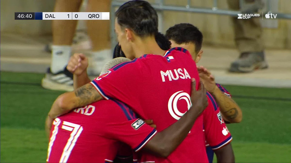🇨🇴 GOOOL de Santiago Moreno. El colombiano marcó el 1-0 de #FCDallas ante #Querétaro, al 47’, por la Leagues Cup