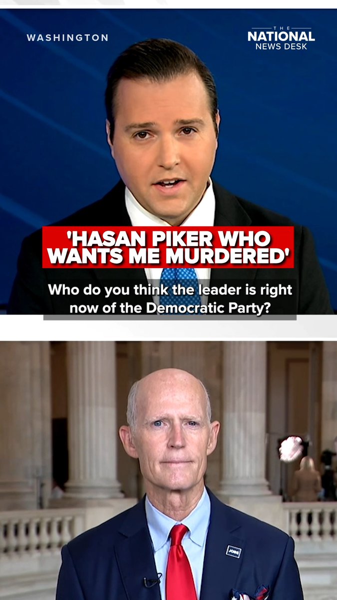 As we witness the emergence of DSA candidates in the Democrat Party, Geoff Harris asks Rick Scott what he thinks of the movement and which faction is in control. "It's hasanabi, who wants me murdered. He wants all the capitalists murdered. It's Alexandria Ocasio-Cortez and it's Zohran Kwame Mamdani. They run the party." READ MORE: