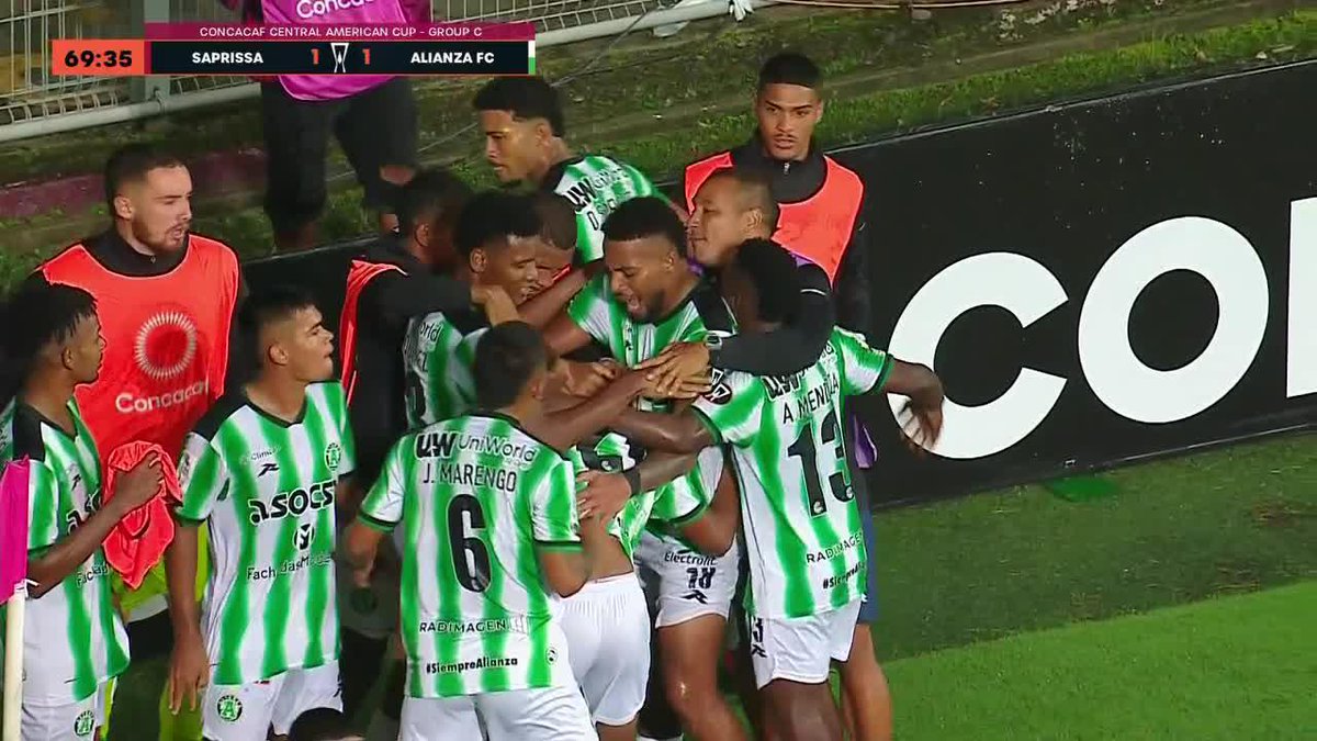 🔥🇵🇦QUÉ PASE PARA SALTARSE LAS LÍNEAS Y QUÉ CONTROL Alianza lo empata tras un balón LARGUÍSIMO desde zona defensiva que convierte Garcés. ¡PARTIDO NUEVO! ▶️Todos los juegos de la 🏆#CopaCentroamericana en el Plan Premium de #DisneyPlus