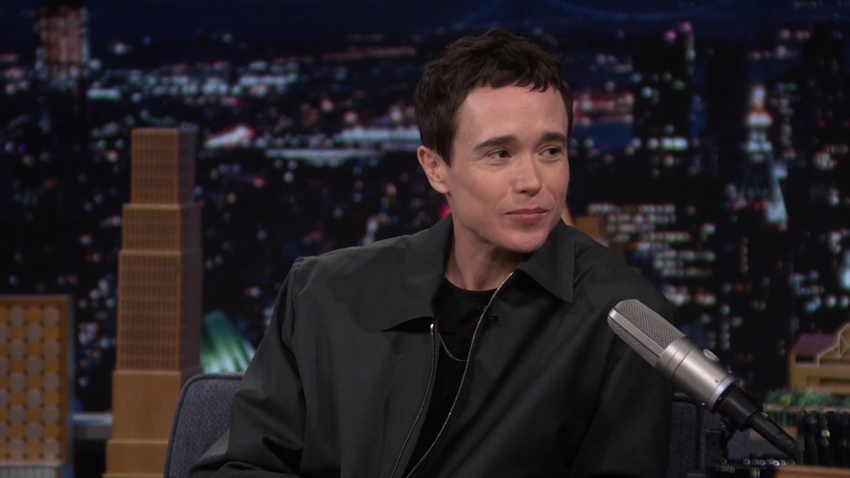 “I love how focused his sets are. You can just only be present.” -Elliot Page on Christopher Nolan’s directing style. The Odyssey Movie #FallonTonight #TheOdyssey