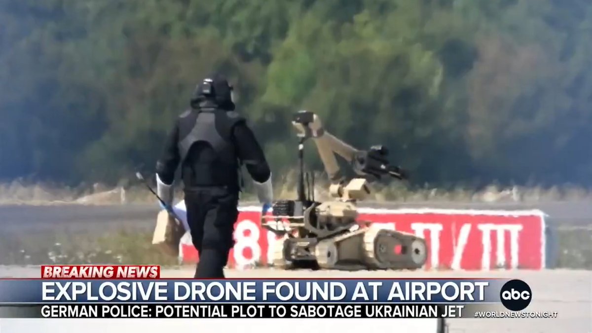 🇩🇪🇺🇦 An explosive drone turned up next to Ukrainian cargo jets at a major German airport. Leipzig/Halle, the hub that moves Antonov freighters and a ton of military-related cargo, got locked down overnight after the device was spotted meters from a Ukrainian plane. Bomb squad cleared it, flights scrambled, one runway stayed shut. German interior minister is calling it a professional hybrid attack and a new threat level. Same airport that already had a suspected sabotage fire two years ago. This is the latest in a wave of drone probes across European military and logistics sites. Ugly, and getting uglier. Writer: Lucas