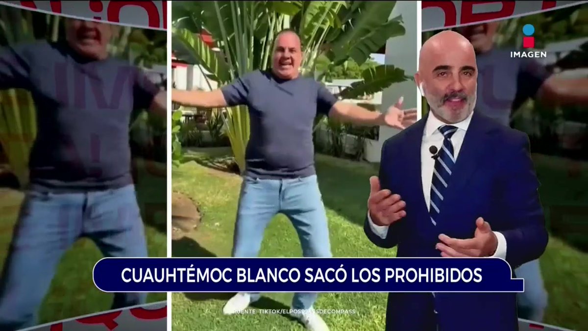 Cuauhtémoc Blanco baila de felicidad Roberto López Olvera #QuéImporta con Eduardo Videgaray de Rivera Torres y jr sancristobal