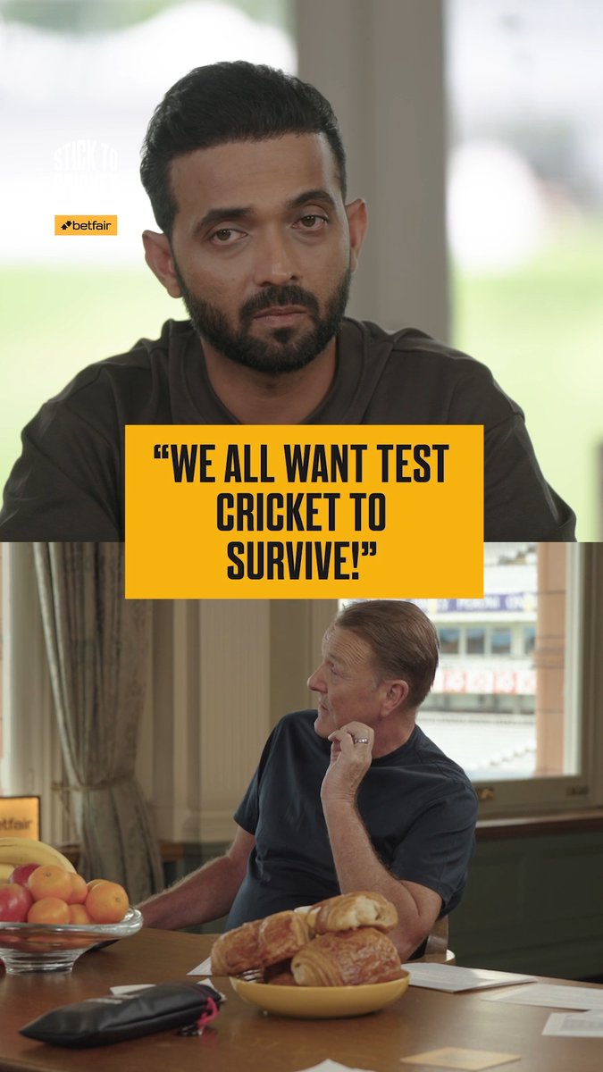 "Do you fear for Test match cricket?" 🫣 Ajinkya Rahane on the current state of Test cricket. 🏏 [Ajinkya Rahane]