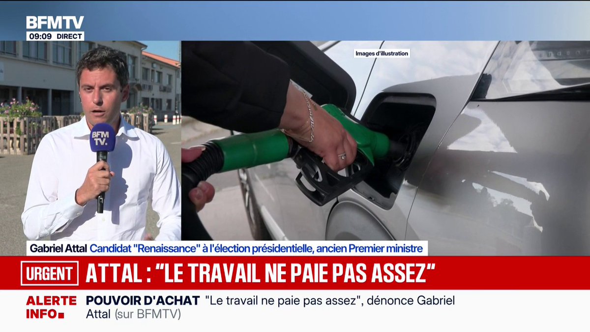 Prix des carburants: "À long terme, l'objectif est d'avoir un pays où les Français dépendent moins des cours du pétrole", affirme Gabriel Attal