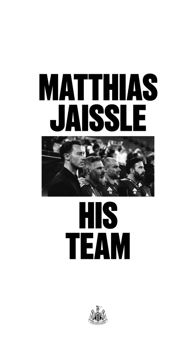 Here is the coaching staff that will join Matthias Jaissle at Newcastle United. 🖤🤍 Welcome to the club! 🤝