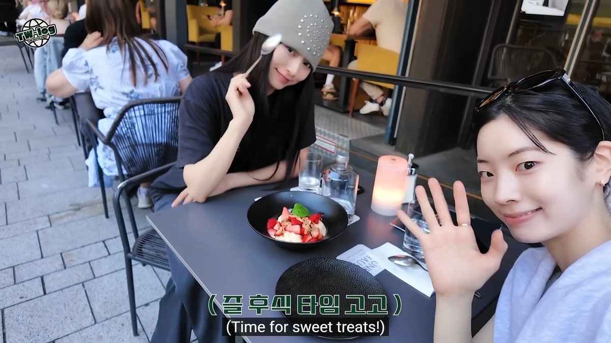 Tzuyu taking Dahyun on a date because it was the first time Dahyun has gone out in 5 months since she's been overseas 🥹