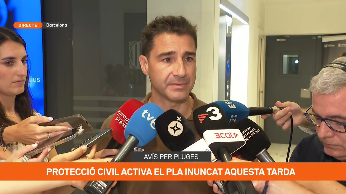 "Tenim tots els ingredients perquè hi hagi nous xàfecs i tempestes amb intensitats elevades." Santi Segalà, cap de l'Àrea de Predicció del Servei Meteorològic de Catalunya, diu que la pluja "podrà afectar gairebé qualsevol punt de Catalunya"
