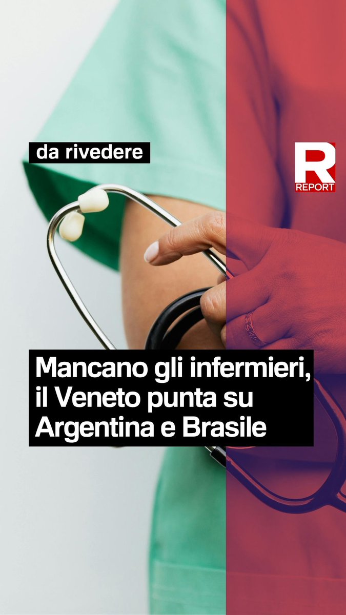 Mancano gli infermieri, il Veneto punta su Argentina e Brasile. Il Presidente della Regione Calabria Occhiuto aveva chiamato medici cubani per far fronte all'emergenza. Rivedi l'inchiesta "Gettoni d'oro" 👇