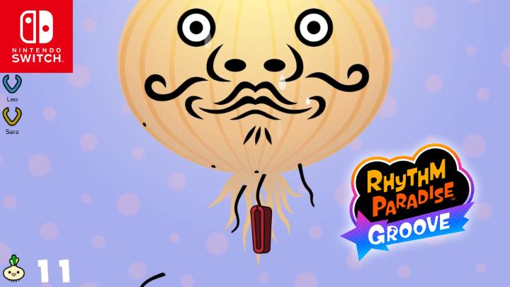 ¿A quién no se le escaparía una lagrimita al ver semejante trabajo en equipo? O quizá... sea todo culpa de la cebolla. #RhythmParadiseGroove