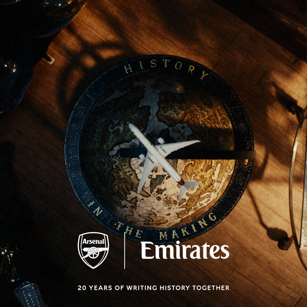 Arsenal 🤝 Emirates - History in the Making. After 20 years of writing history together, we're extending our partnership until 2033.