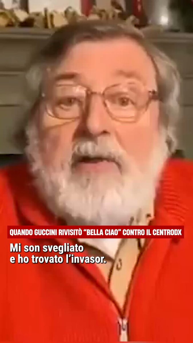Era il 25 aprile 2020. Il centrodestra stava vivendo una fase di ascesa nei sondaggi. Francesco Guccini decise di prestare la voce e il volto per pubblicare una sua rivisitazione di “Bella Ciao”, in cui venivano citati anche Silvio Berlusconi, Matteo Salvini e Giorgia Meloni