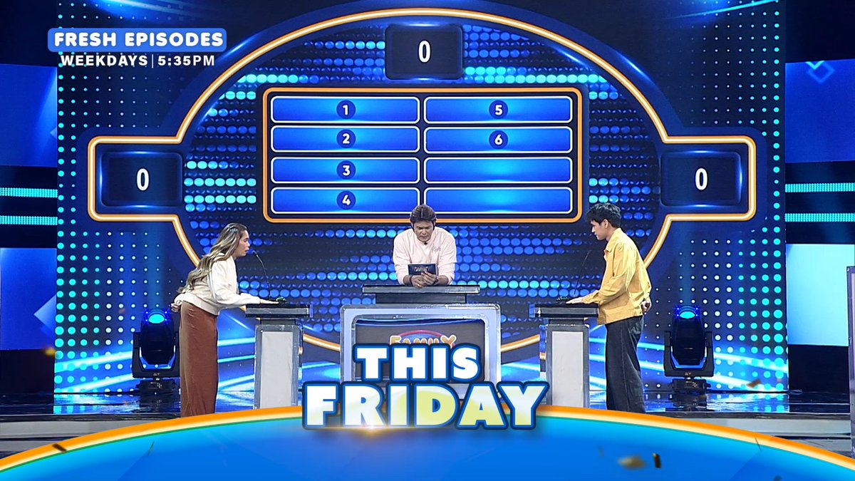 #FamilyFeudPH #Highlights: 2 Valid IDs vs. DustBia! Abangan sila bukas, 5:35 PM! Bumisita sa at panoorin ang Kapuso Stream, weekdays, 5:35 PM sa Family Feud PH's Facebook at YouTube.