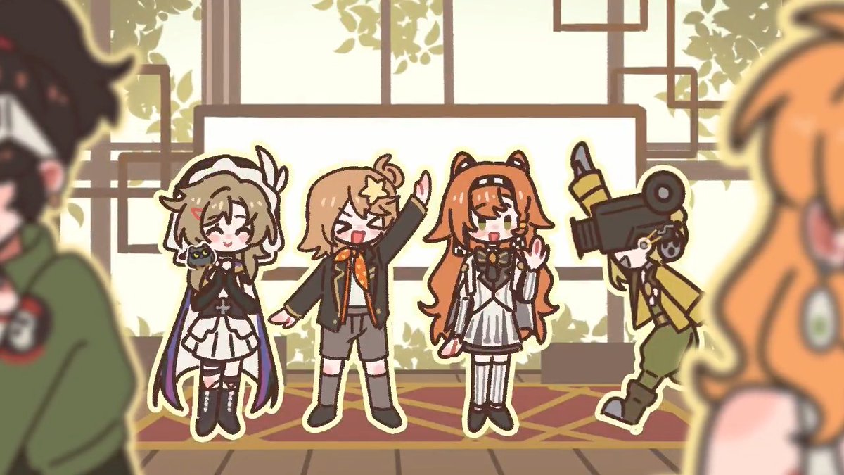 Behind the Scenes - Stars of the 3rd Anniversary | 3rd Anniversary Fanart Gallery Exhibit #01 Thanks for the amazing art from Haiera 🌸 #Reverse1999Ver3ꓸ7 #OnAnothersSorrow #Reverse1999Anniversary