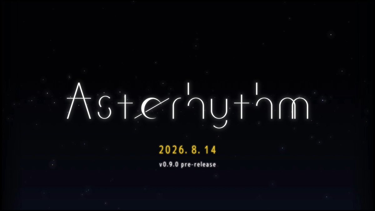 ⁂RPキャンペーン開催! 「Asterhythm」の8月14日プレリリースを記念し、 RPキャンペーンを実施! 抽選で5名様に、1000円分のギフトコードを プレゼントいたします。 ■開催期間: 2026年8月16日 23:59まで ■参加方法: 1. Asterhythm公式✦星々を紡ぐ音楽ゲーム《あすりず》 をフォロー 2. この投稿をリポスト #Asterhythm #あすりず