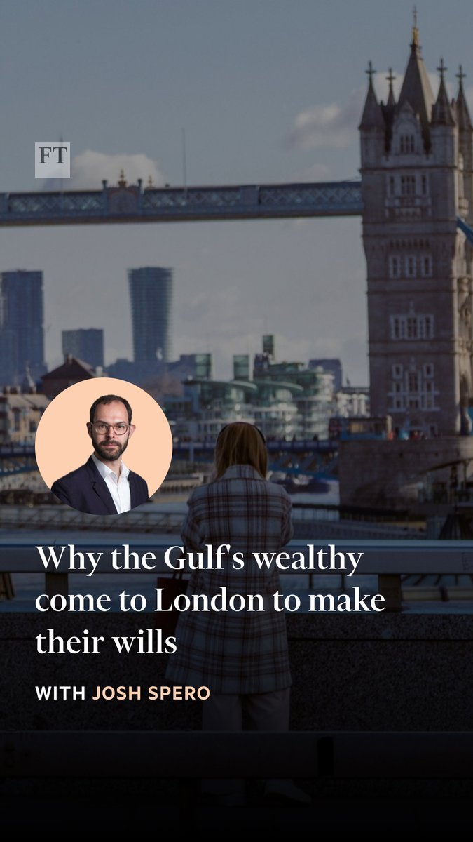 Wealthy individuals from the Middle East are increasingly using English law to make wills so they can temper the strictures of sharia law, which favours sons over daughters when it comes to inheritance