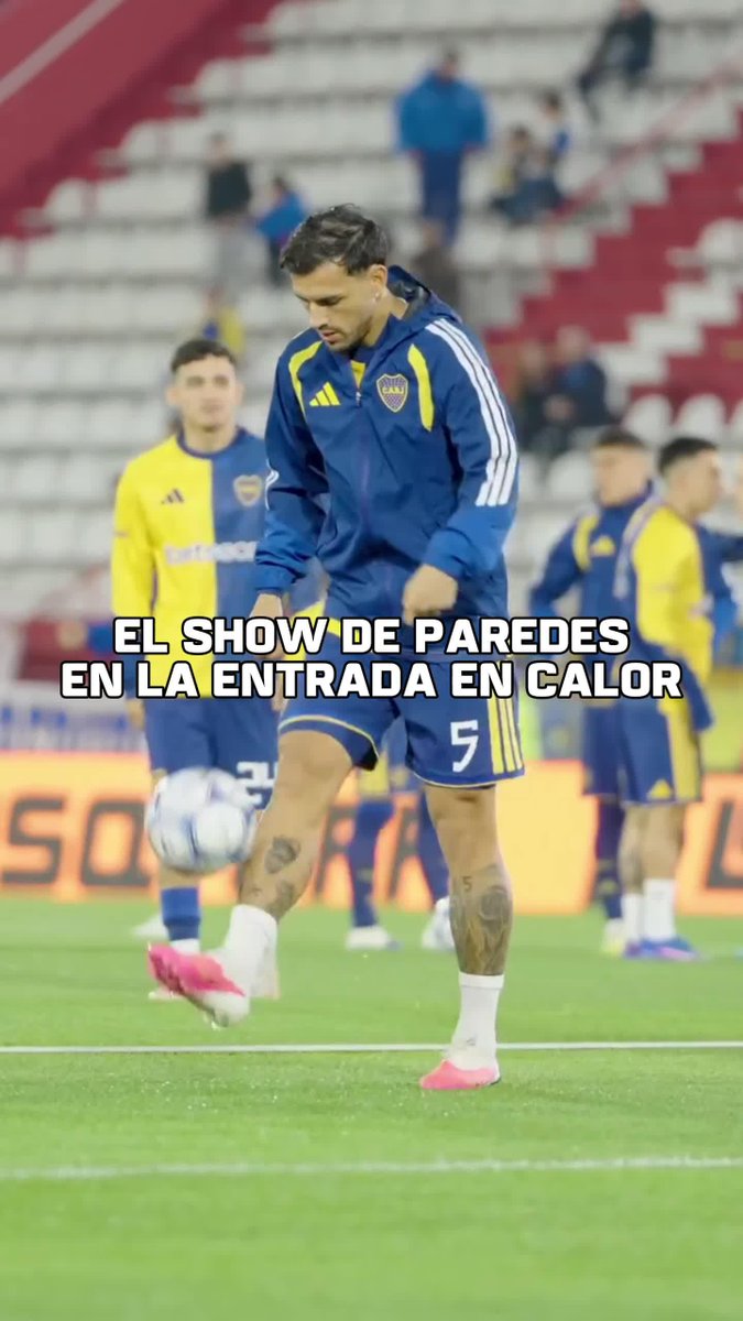 Si vas a un partido de Boca, asegurate llegar temprano, porque el show de Leo Paredes en la entrada en calor es un ESPECTÁCULO imperdible 😍 📹 Boca Juniors