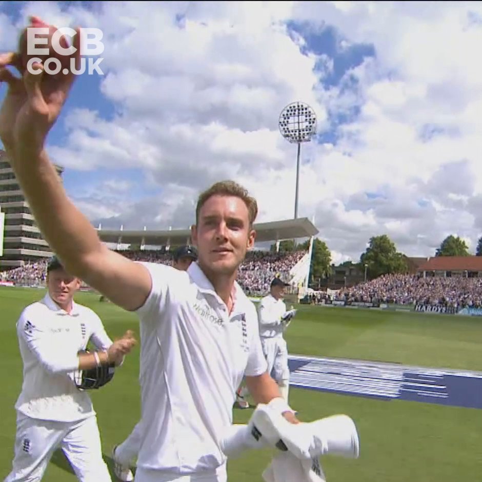 04W24W0W04100000W40000110W0200 00401000W000000000101000011W00112 00010040040000W1W3000000000000040 0000000000001004W - 111 balls (18.3 overs) #OnThisDay in 2015, The Shortest First Innings in Test History. Stuart Broad took 8-15 - the third-cheapest eight-for in Test history. Broad's five-for in 19 balls was the quickest ever at the beginning of a Test and the equal-quickest at any part of a Test innings Extras top-scored for the first time in an Ashes Test, with 14