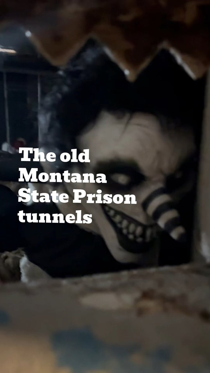 That time my soul left my body for a second in the tunnels of the old Montana State Prison. We had no idea they also offer a haunted Halloween tour, so when we wandered past some of their props, my brain was not prepared. 🤡🎈