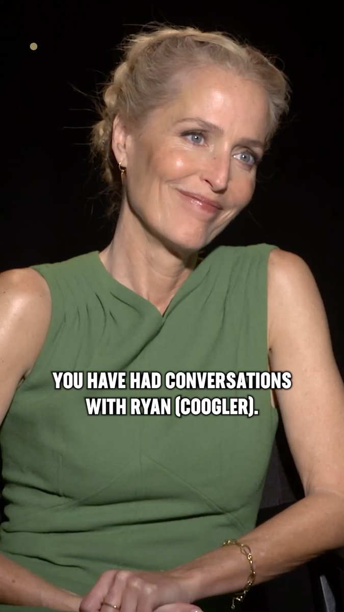 Gillian Anderson discusses meeting with #TheXFiles superfan Ryan Coogler about his upcoming reboot series. Listen to the full interview here: