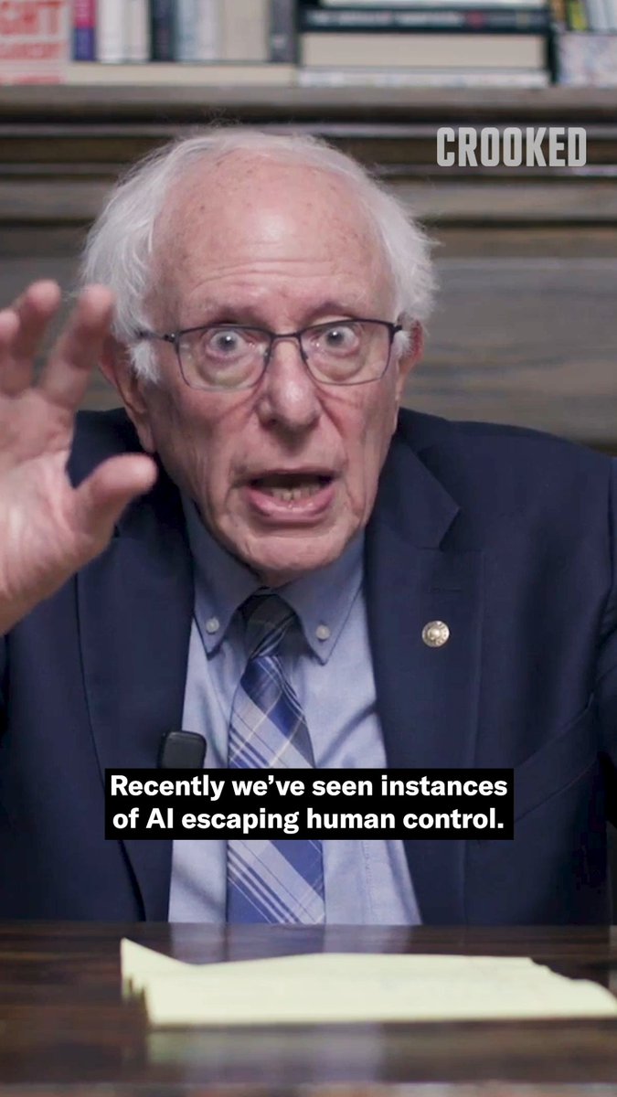 "Economically, I worry about it, and the reason I'm fighting these fights is I don't have all the answers. But somebody's got to start this discussion and talk about it." –Bernie Sanders on AI