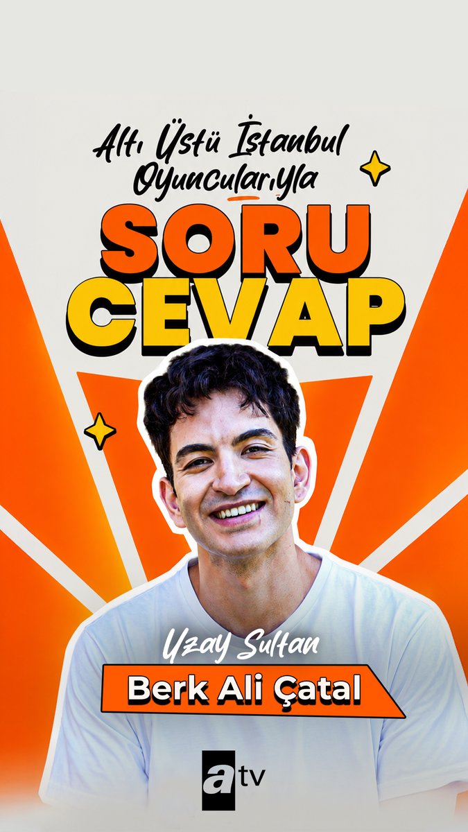 Berk Ali Çatal ile Hızlı Sorular ⚡ Altı Üstü İstanbul yeni bölümleriyle Pazartesi 20.00'de atv'de! İzlemek için: #AltıÜstüİstanbul atv