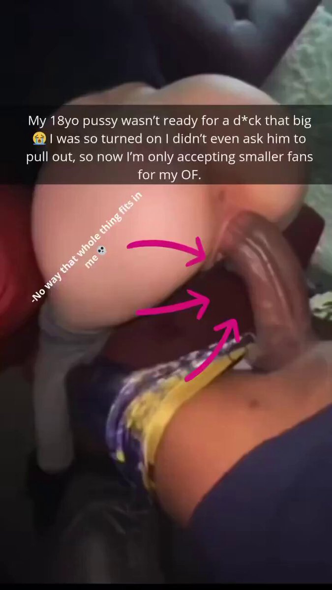 Your little sis Just clocked 18 and her pussy is already claimed by BBC🖤