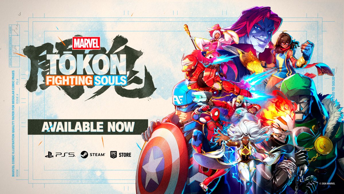 The Champion is threatening to destroy the Earth. Now it’s your time to stop him! Face the Challenge of the Champion in Episode Mode with five unique stories. Fight for glory in ranked matches. Settle rivalries locally. Jump into the chaotic fun of Arcadia Rumble. It’s time to throw down! #MARVELTokon: Fighting Souls is out. Get it now!