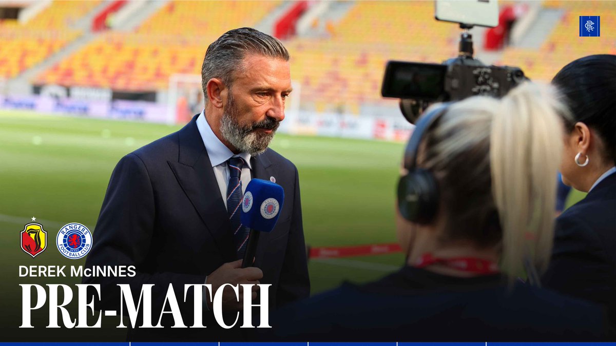 💭 "We want to make sure European football is there for us this season." 🎙️ Derek McInnes spoke to RangersTV ahead of tonight's UEFA Europa League Third Qualifying Round clash with Jagiellonia Białystok.