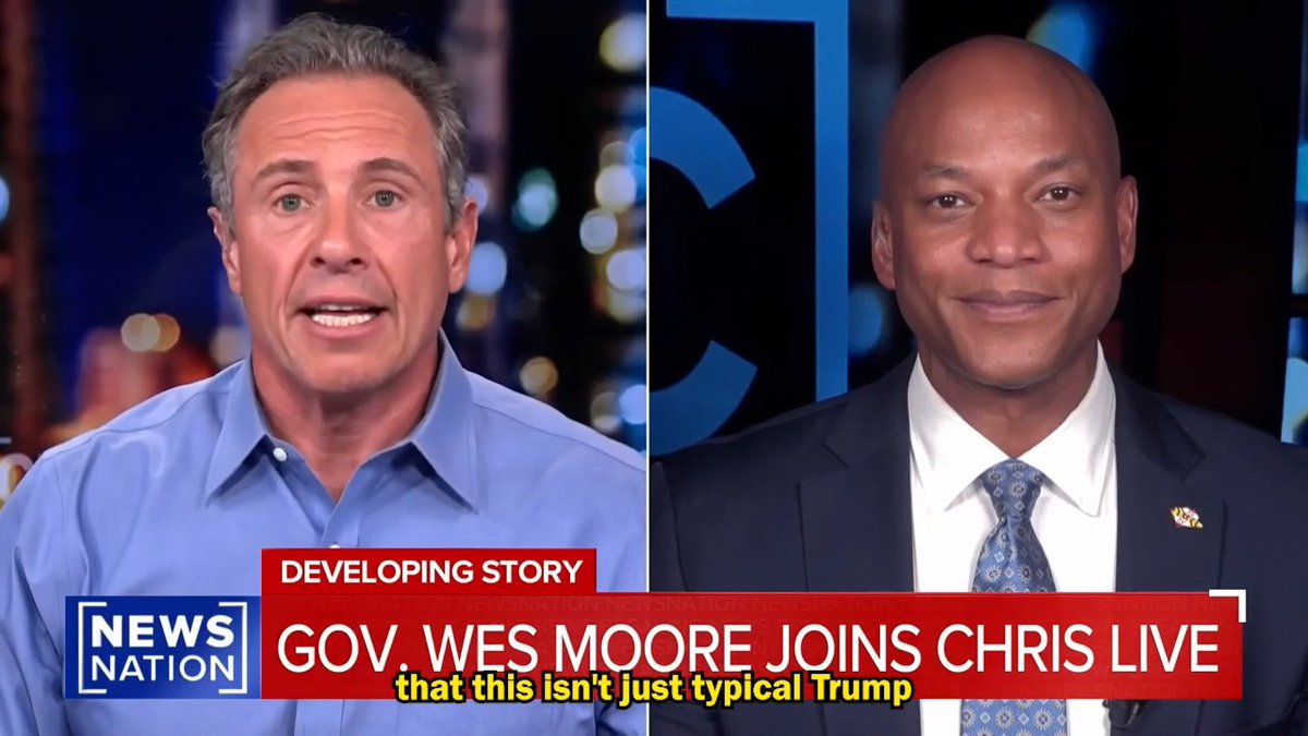 Gov. Wes Moore: "The Constitution is very clear that that the federal government is not in-charge of our election system…Hearing the President talk about 'nationalizing elections,' it's not just that it doesn't make sense — it's illegal."