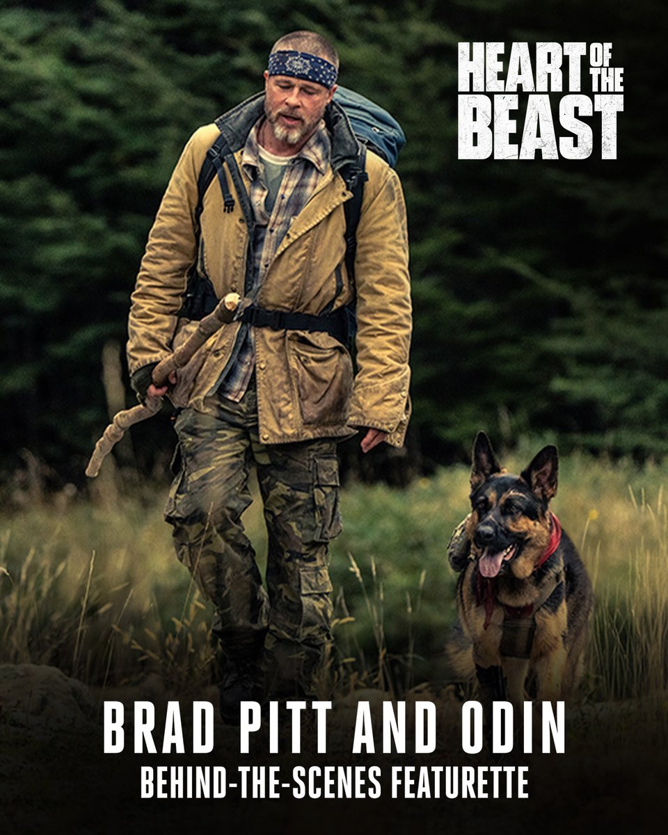 A survival story. An unbreakable bond. Go behind the scenes with Brad Pitt and his co-star who plays Odin in this new featurette for #HeartOfTheBeast. Only in theatres September 24.