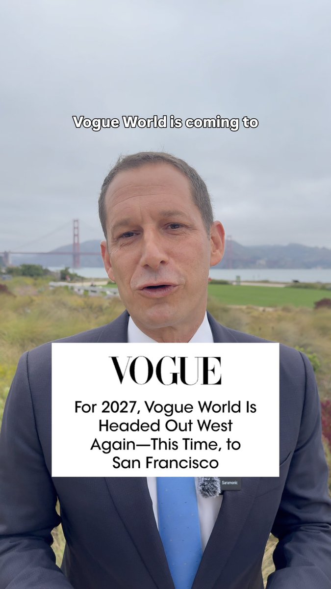 Vogue World is coming to San Francisco in 2027. Creativity and free expression have been the engine of San Francisco for generations, and that spirit will be on full display at this celebration of fashion and culture. Thanks to our ecosystem of talented designers, musicians, and small businesses—and the artists and workers behind them—visitors are coming to our city, and our economy is recovering. Vogue World will support San Francisco’s creative minds and strengthen the entire ecosystem. When we host major global events, we draw visitors, support local businesses, and generate revenue that funds the services San Franciscans rely on. We’ve done that through the Super Bowl and the World Cup, and Vogue World will be another opportunity to show the world that San Francisco is on the rise.