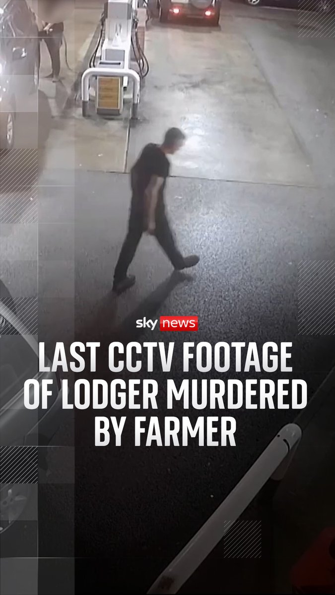 The last CCTV footage of Richard Dyson before being murdered by farmer and former butcher Christopher Wright has been released. 73-year-old Wright, who dismembered his lodger's body and hid the remains in a concrete-filled barrel for six years, has been sentenced to life in prison with a minimum of 33 years and 353 days. 🔗