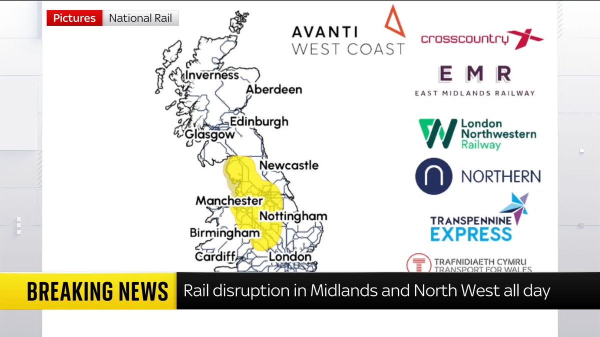 BREAKING: National Rail has reported an electrical supply failure, which is causing "major disruption" in Greater Manchester and the North West. Sky's Barnaby Papadopulos has the latest. Click here for live updates: