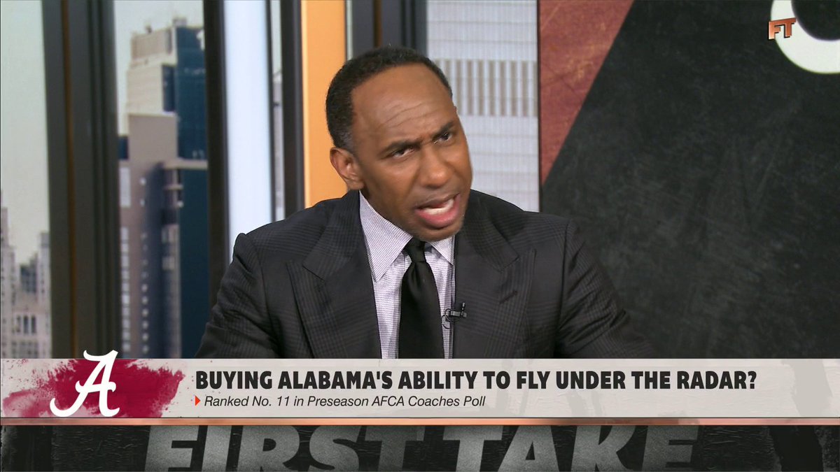"I don't know why he got this damn seven-year contract extension. ... If you can't handle it, move the hell out the way so somebody else who's ready to embrace that challenge can do it." —Stephen A Smith on Kalen DeBoer's fit as Alabama head coach 😬