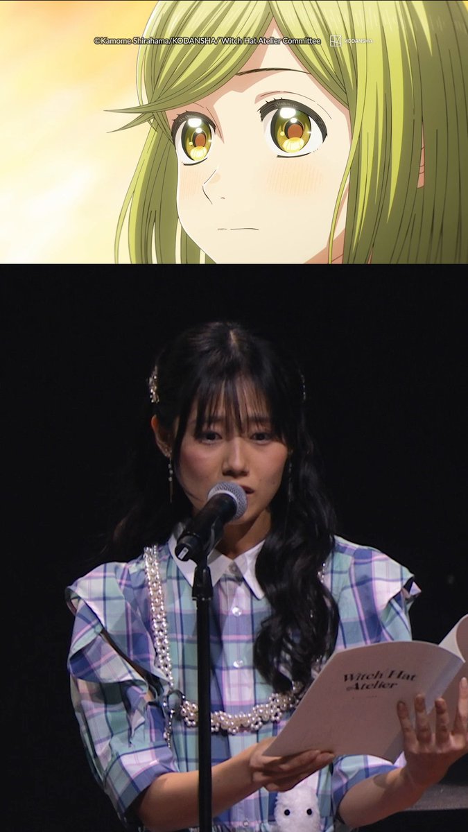 Did you see the Japanese voices of Coco and Qifrey live dub one of our favorite #WitchHatAtelier scenes at Anime Expo this year? 🥰