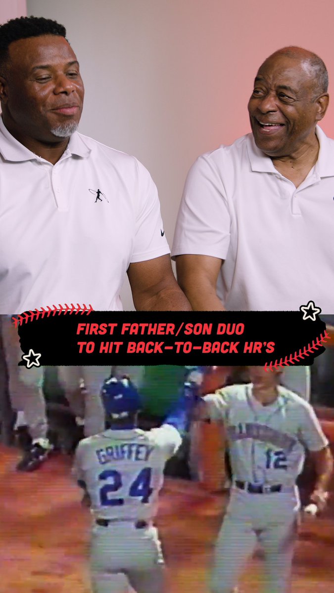 The first father-son duo to hit back-to-back home runs... and they're STILL arguing about whose was better. 🤣 We caught up with the Griffeys and more from the HBCU Swingman Classic. Full interview out NOW. #The611Podcast | FanDuel