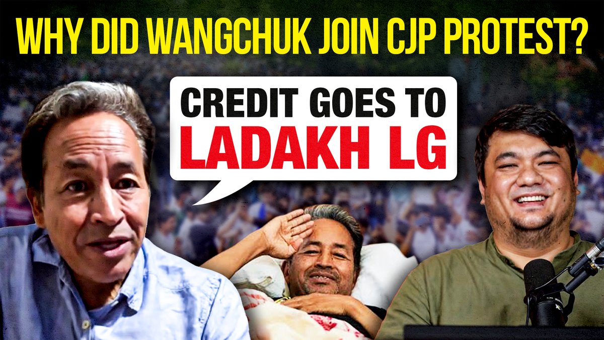 🚨NEW NL INTERVIEW!! Dragged from a protest site. Hospitalised against his will. A 26-day hunger strike ended amid unanswered questions. Rinchen Norbu Wangchuk speaks to Sonam Wangchuk in the latest NL interview. 🔒Watch: