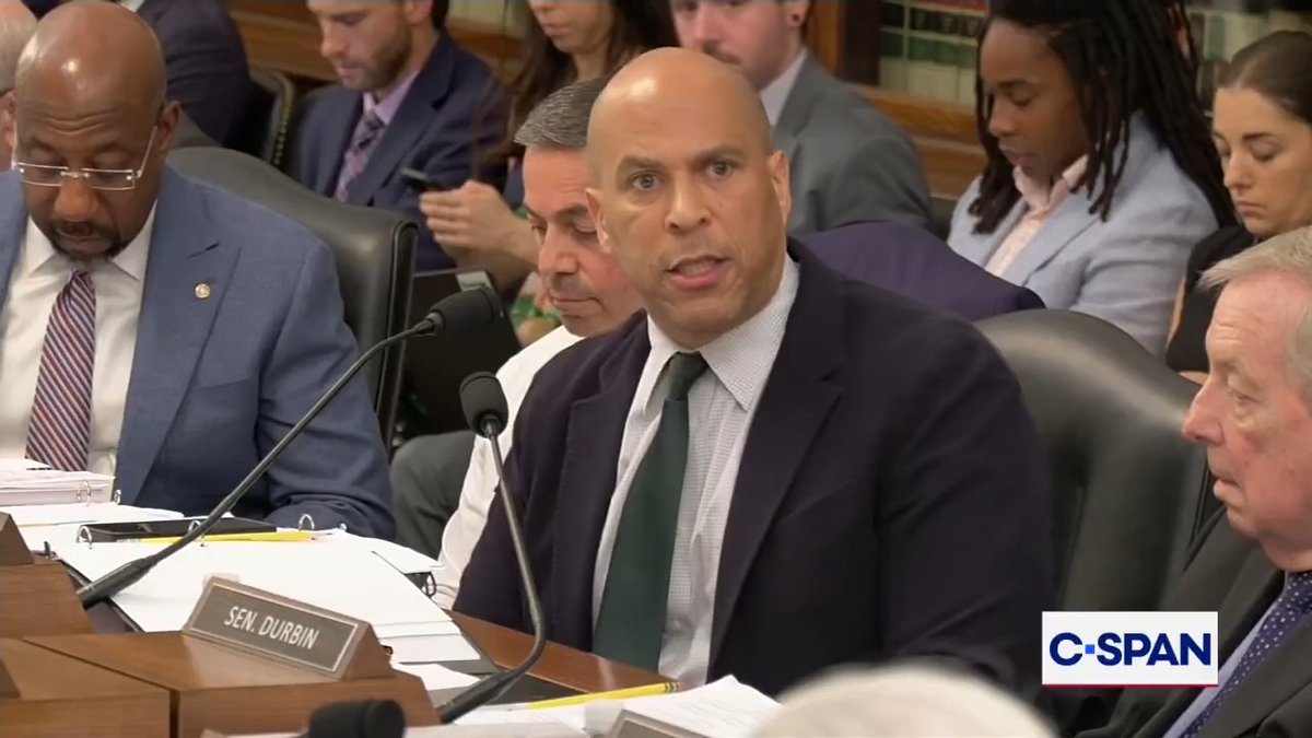 .Sen. Cory Booker says the farm bill must provide assistance to small farmers and argues against its SNAP funding proposal: "That rich people get to grift and fraud, but we're going after a program to try to save a few billion dollars and nobody wants to talk about fraud and abuse."