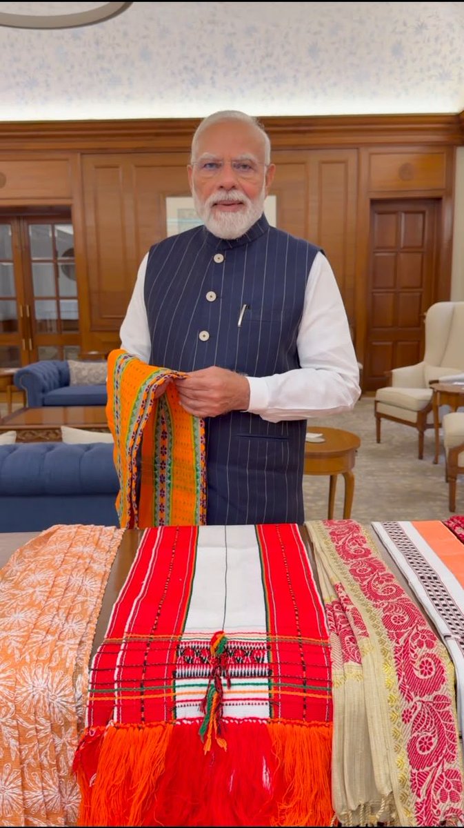 Tomorrow, 7th August is National Handloom Day. Let’s make India’s handloom diversity popular. Share your videos with your favourite handloom products, including GRWM videos on social media. Don’t forget to use #NationalHandloomDay.