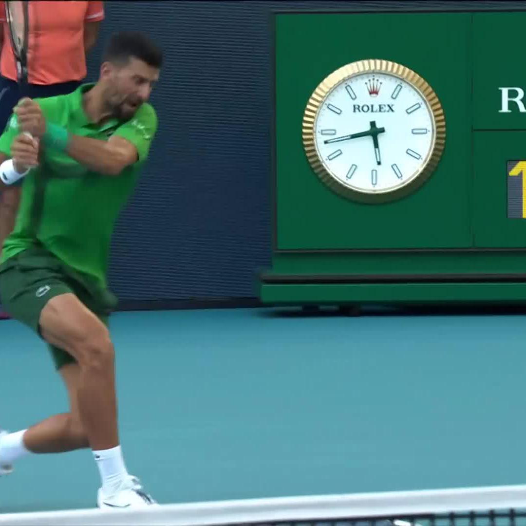 Rafael Jodar: “Novak Djokovic has the best backhand of all time.” Perfection.