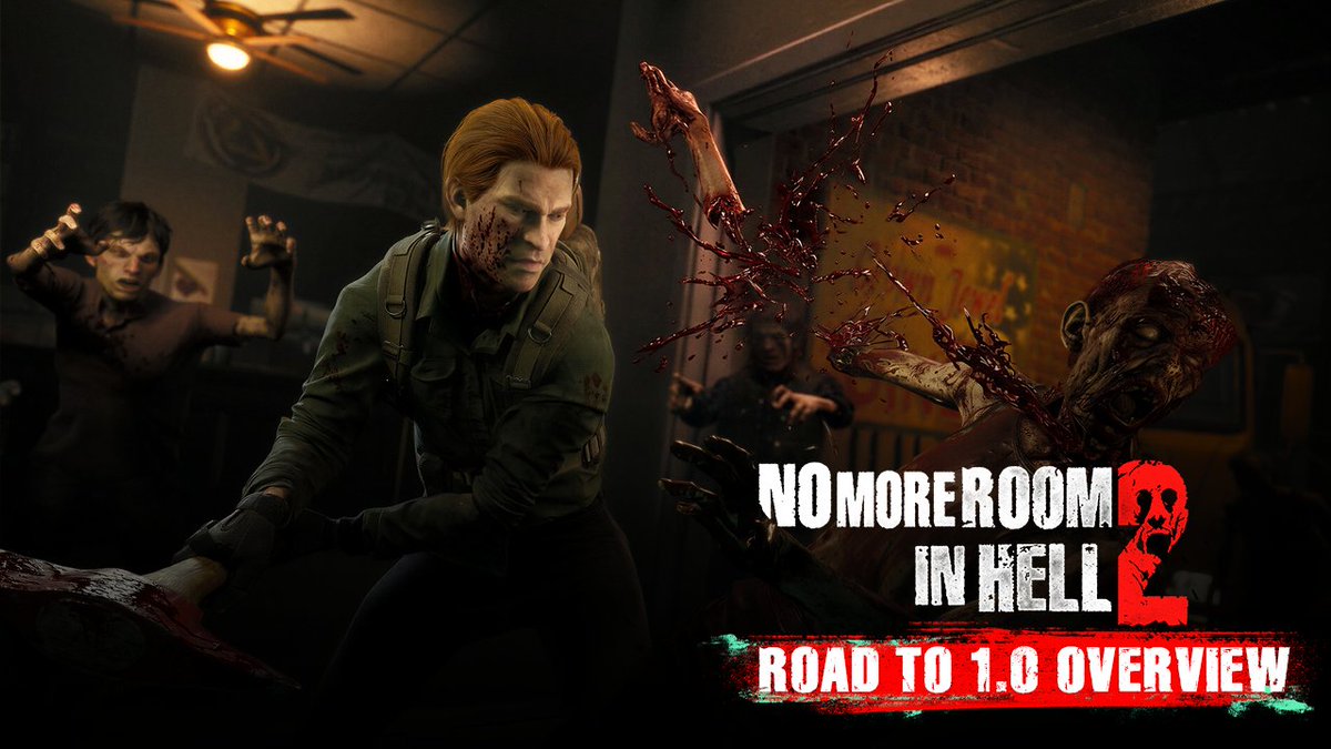 After nearly 2 years and 16 content updates, No More Room in Hell 2 is leaving Early Access into our 1.0 launch on August 11th! To catch those up who are joining us now, here's a look at all the additional content &amp; improvements we've made since our Early Access release. 👀