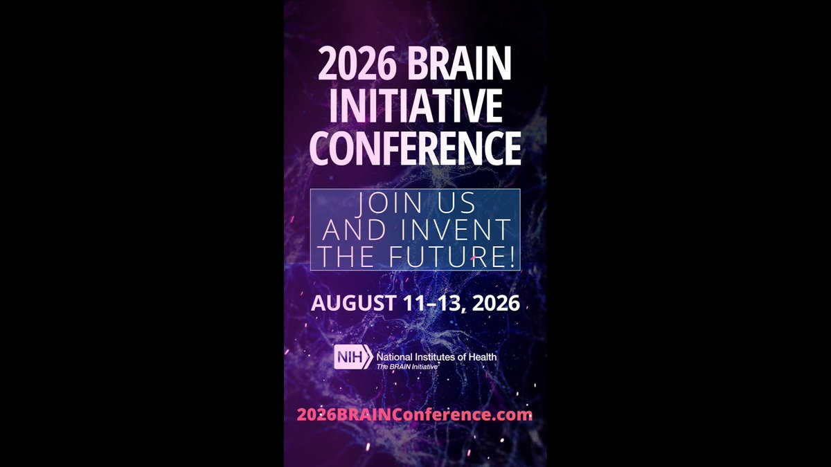 The 2026 #BRAINConference is almost here! We look forward to welcoming you to Rockville, MD, August 11–13, as we #InventTheFuture. Before you arrive, prepare by visiting the Know Before You Go page: We can’t wait to see you there!