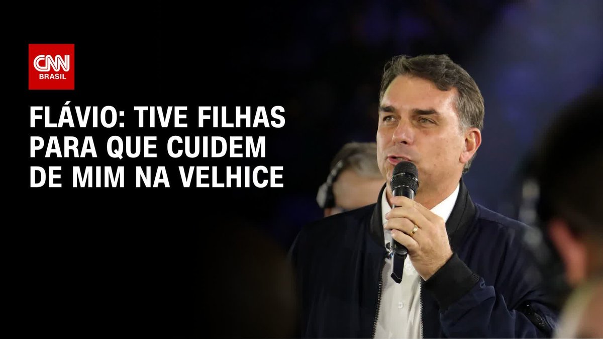 Flávio: Tive filhas para que cuidem de mim na velhice; assista #BastidoresCNN