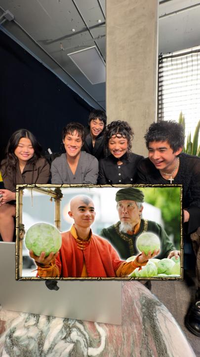 Team Avatar watches "The Cabbage Merchant" digital short for the first time 🥬