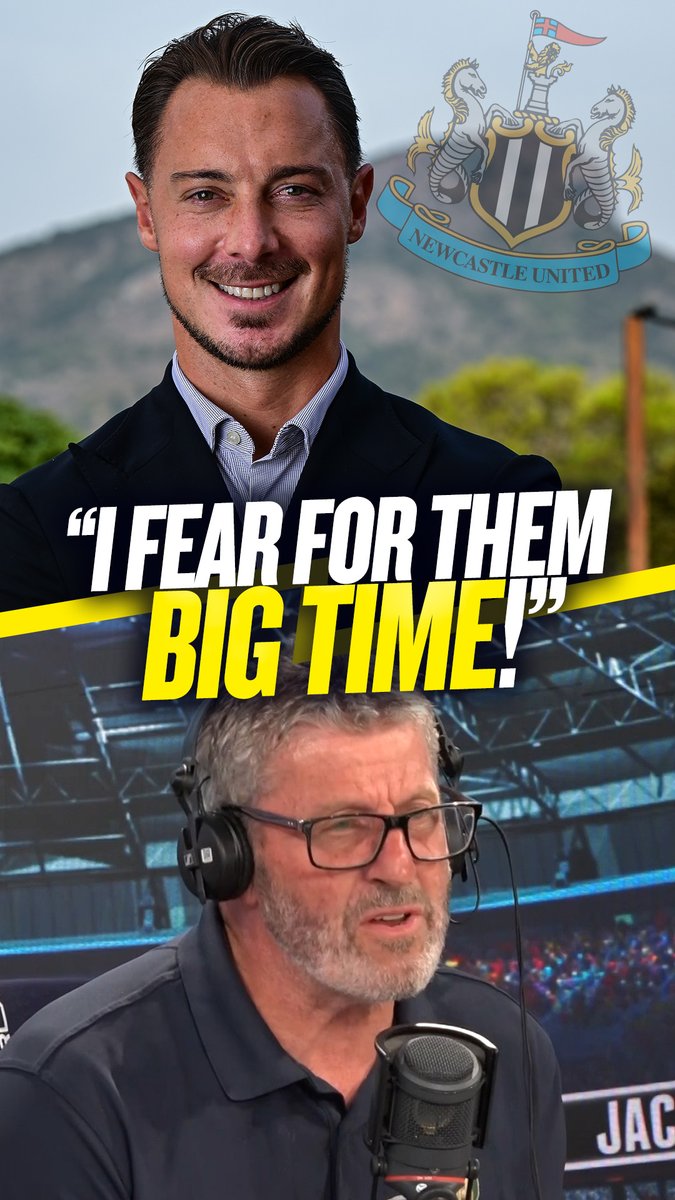 😳 "I'd have worries for Newcastle..." 🫨 "If they were to lose four of the first six, #NUFC fans will be panicking." Andy Townsend admits he's worried for Newcastle ahead of the new Premier League season 😬