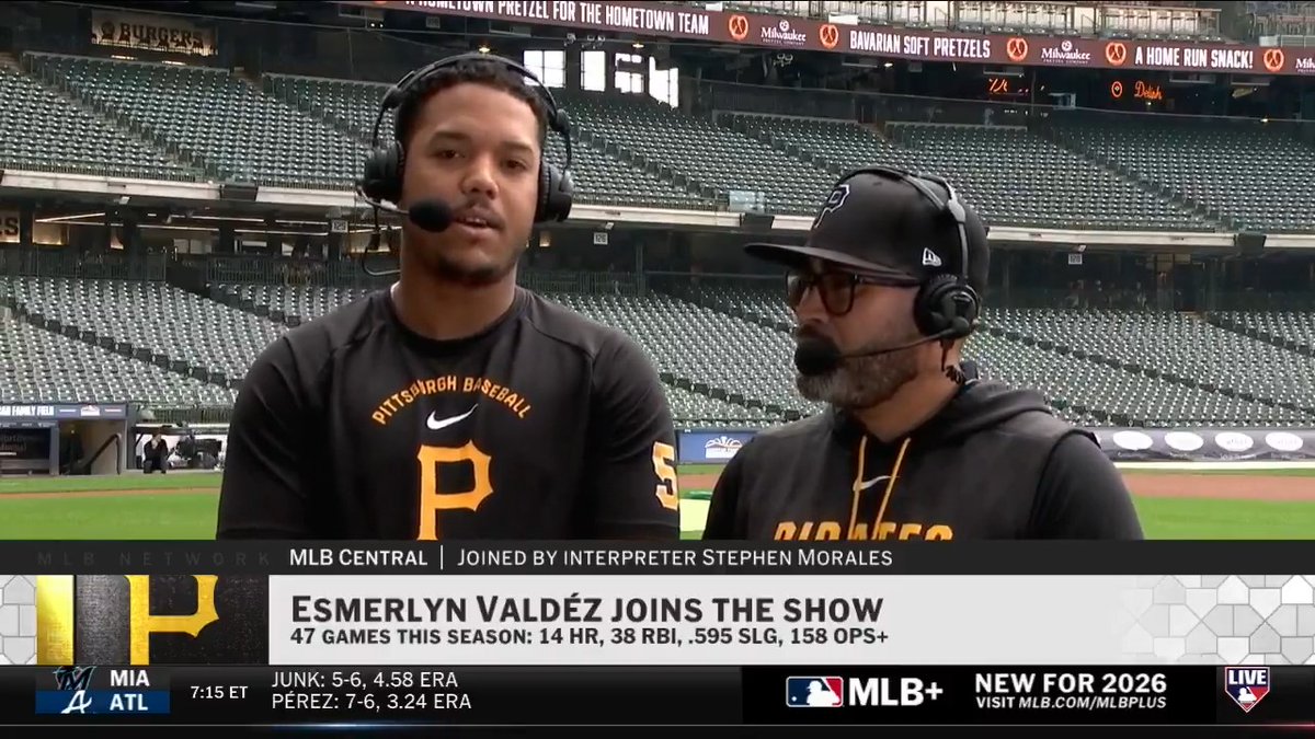 Pirates 22-year-old slugger Esmerlyn Valdez has burst onto the scene in his first taste of the Big Leagues, crushing 14 HR through his first 47 games! The NL Player of the Month for July talks through his offensive approach and taking his work this past offseason very seriously.
