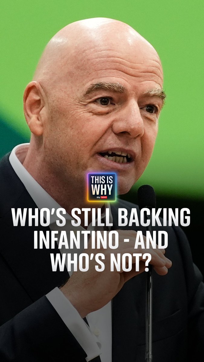 Who's supporting Infantino - and who thinks his time at FIFA should come to an end? As England's FA formally withdraws support for his re-election as president of the federation, Mhari Aurora speaks to Sky's sports correspondent Rob Harris about what we know. 🎧