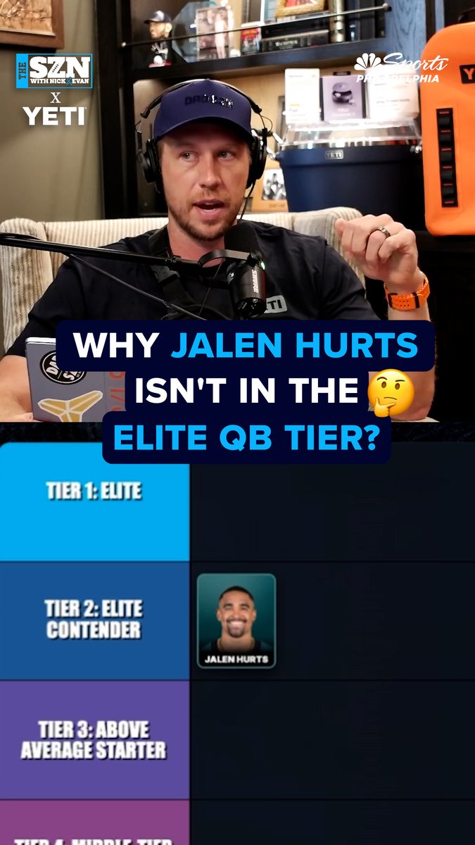 Where does Jalen Hurts rank to you? Nick Foles has his answer.
