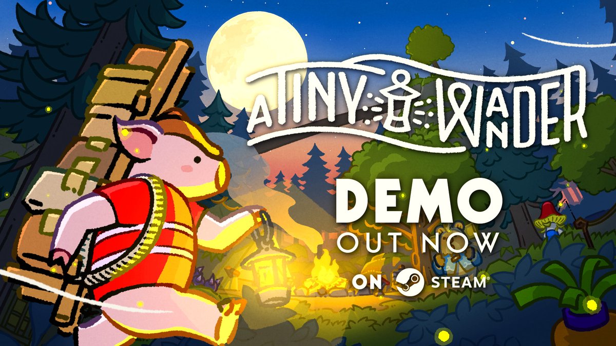 The demo for A Tiny Wander is now available on Steam!!🐷🎉 And now, players all around the world can finally step into the world of A Tiny Wander. Please enjoy! #wholesomegamescelebration #indiegames #ATinyWander
